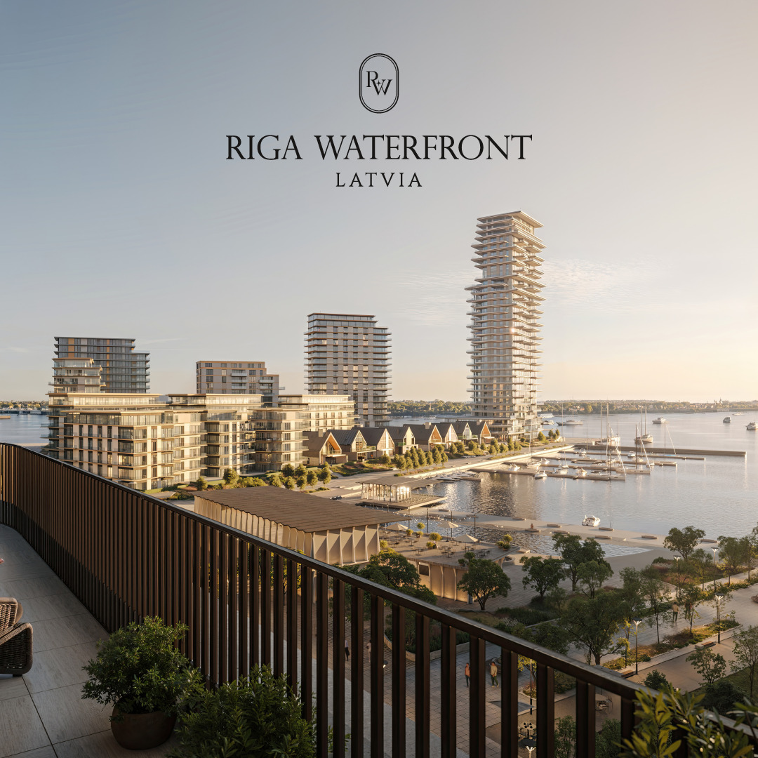 Latvia Riga Waterfront 1