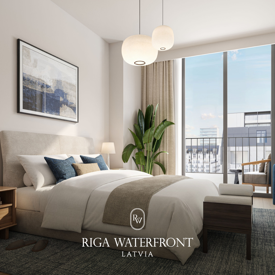 Latvia Riga Waterfront 3